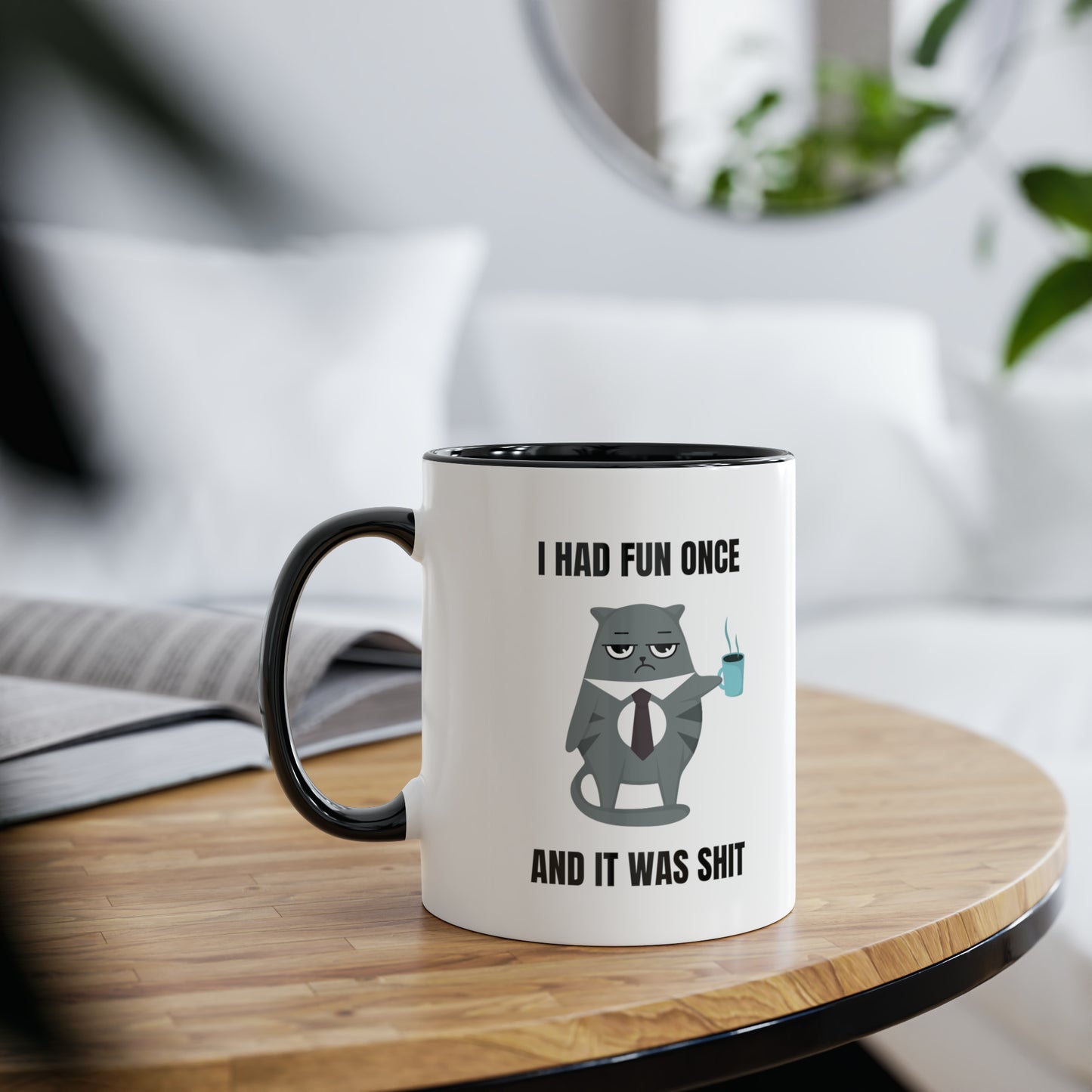 Grumpy Cat Mug: I Had Fun Once