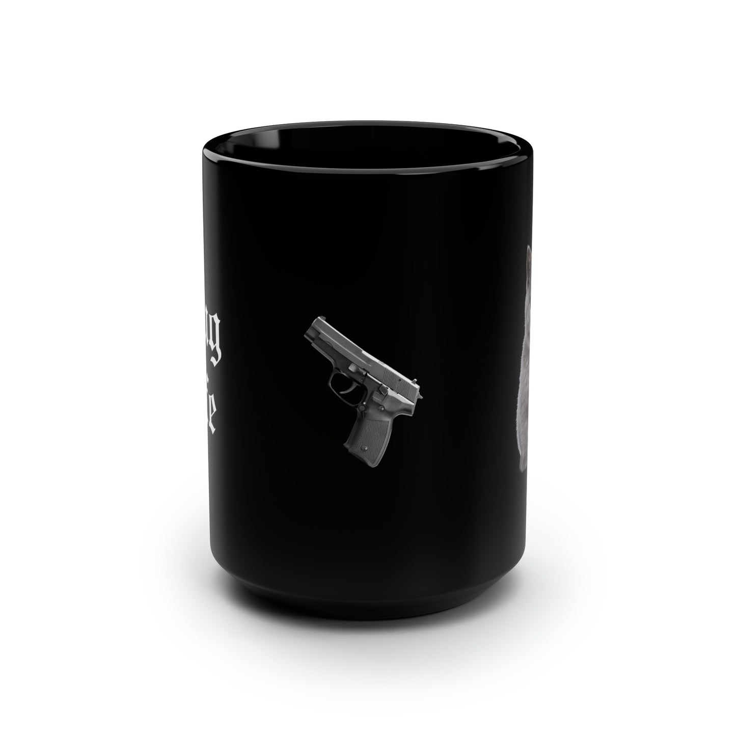 Thug Life Mug: Kitten & Gun