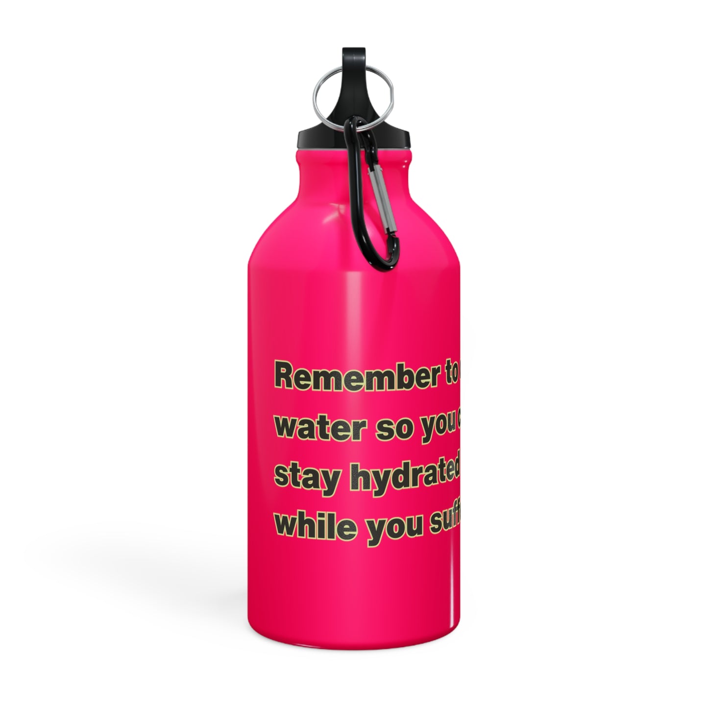 Frog Water Bottle: Remember to drink water so you can stay hydrated while you suffer