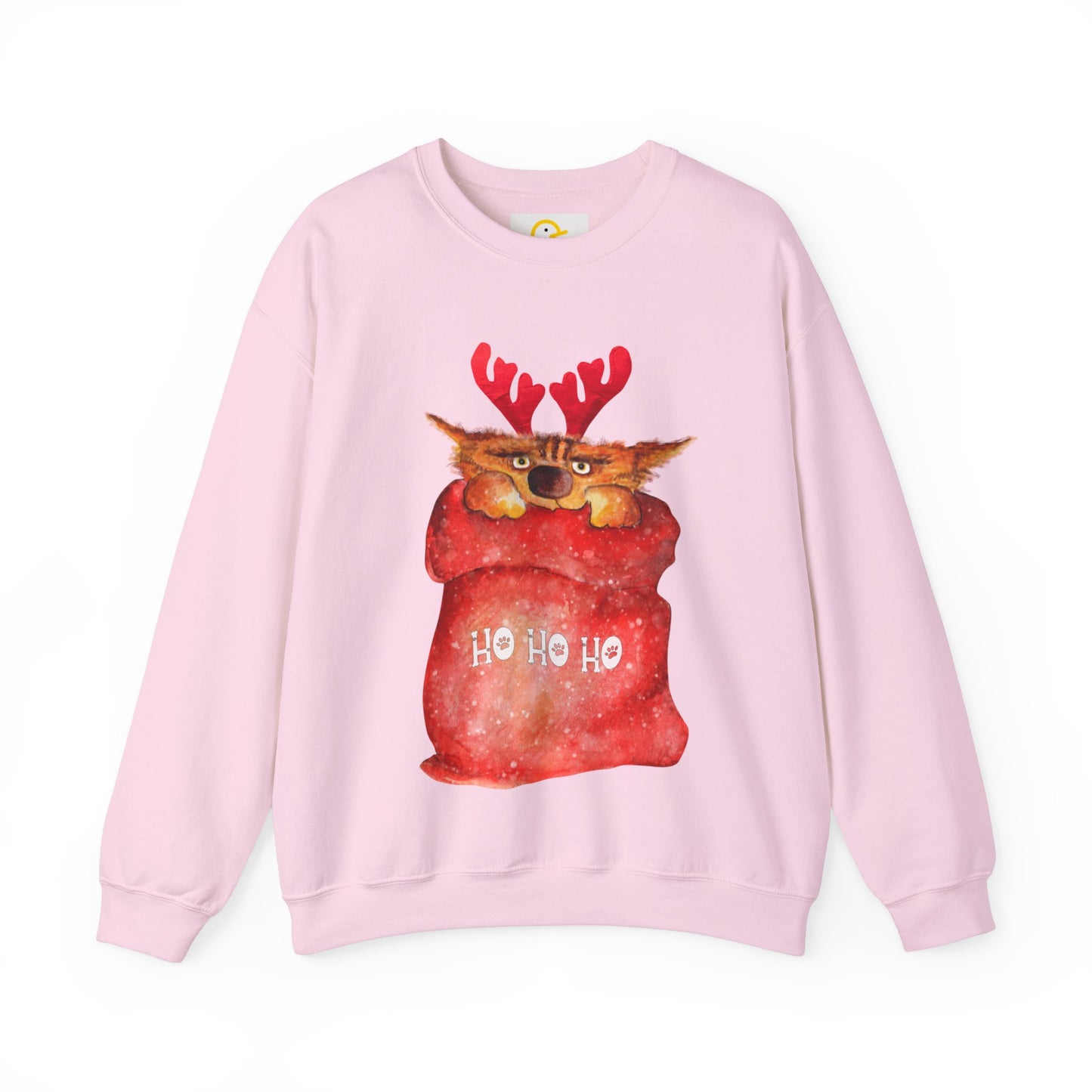 Christmas Sweatshirt: Cat in a Sack