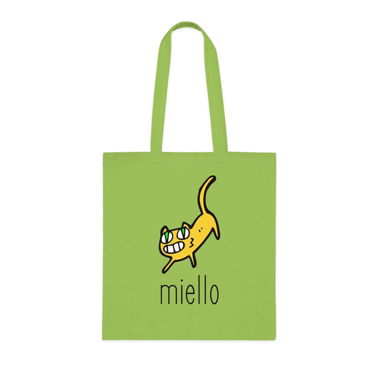 Cat Cotton Tote Bag: Miello