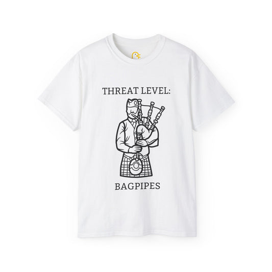 Threat Level: Bagpipes T-shirt