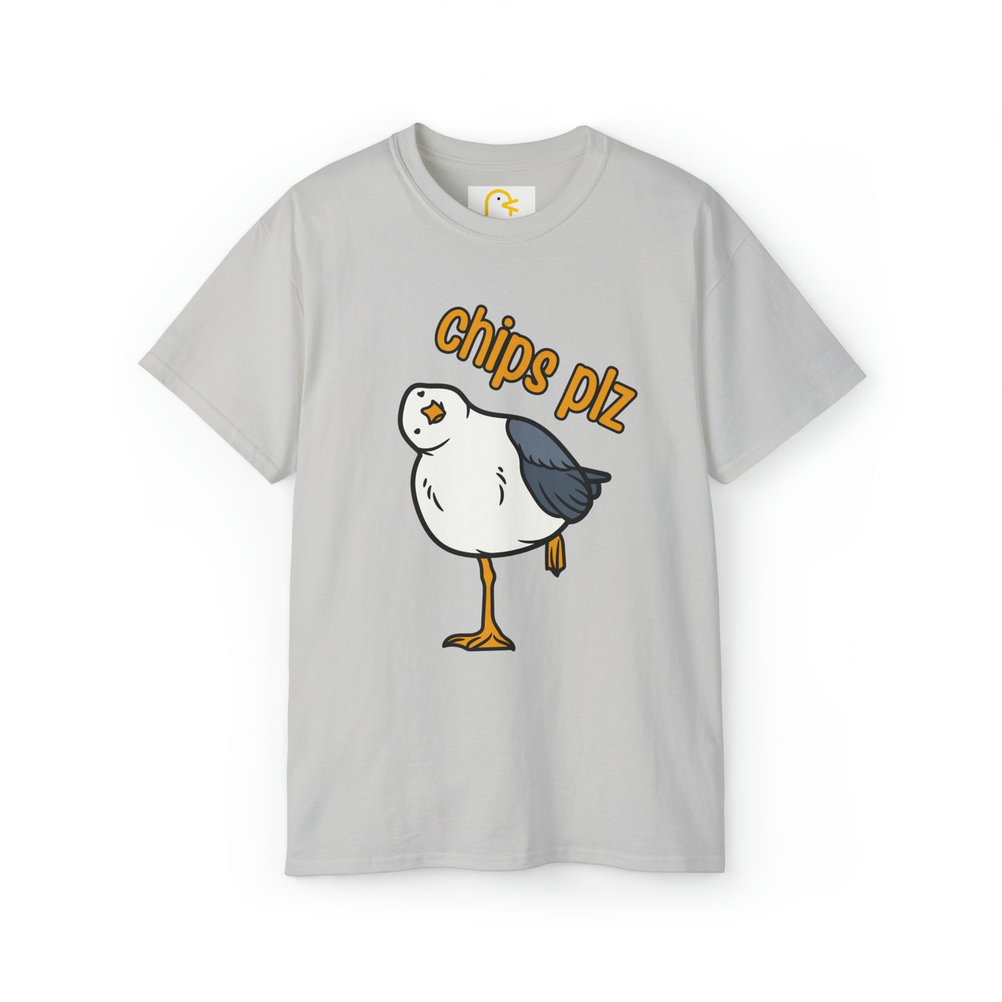 Seagull T-shirt: Chips Plz