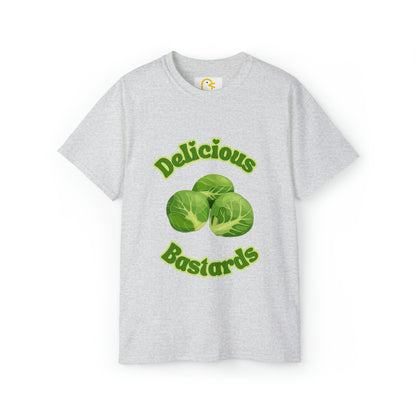 Festive Christmas T-shirt: Sprouts - Delicious Bastards