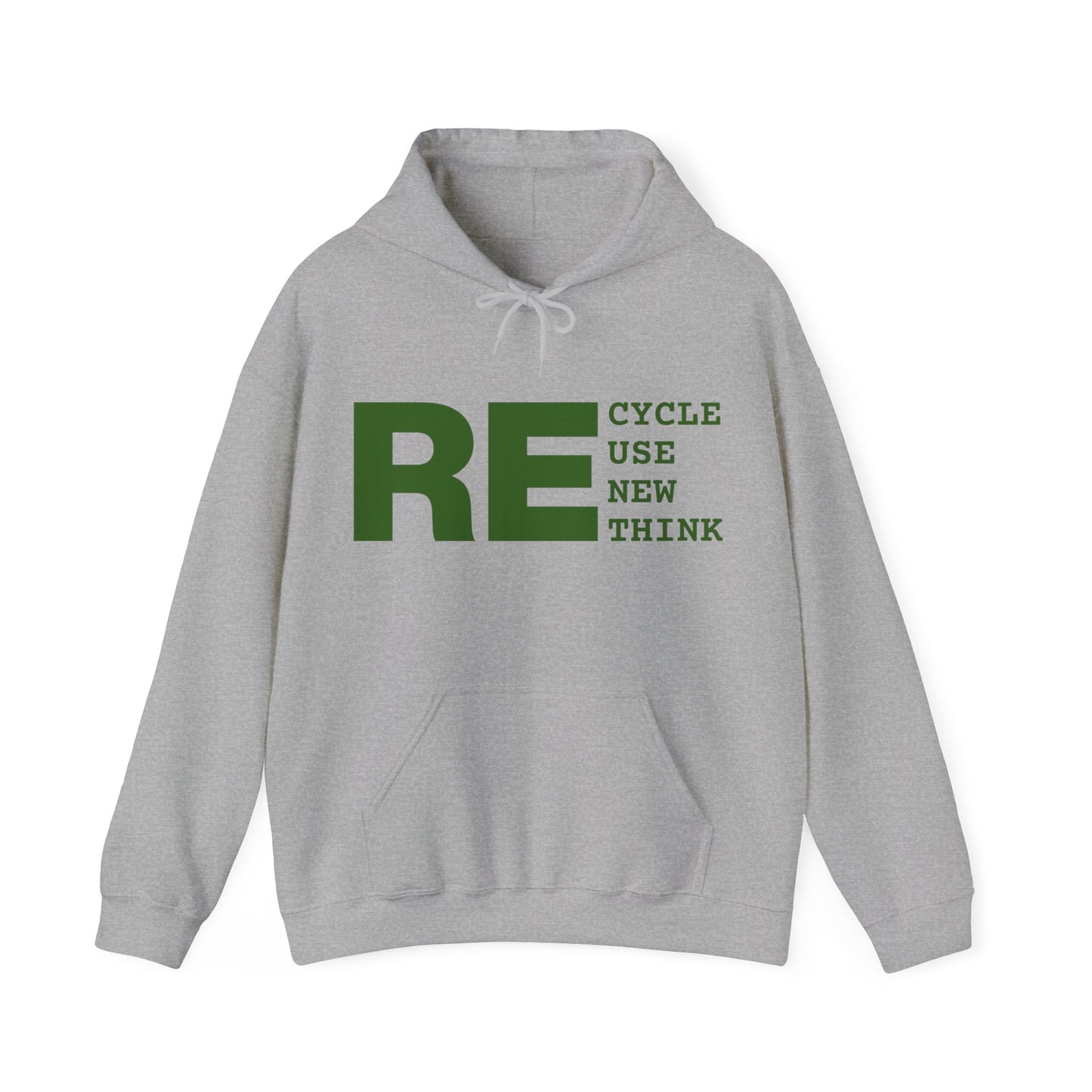 Recycle Reuse Renew Rethink Hoodie