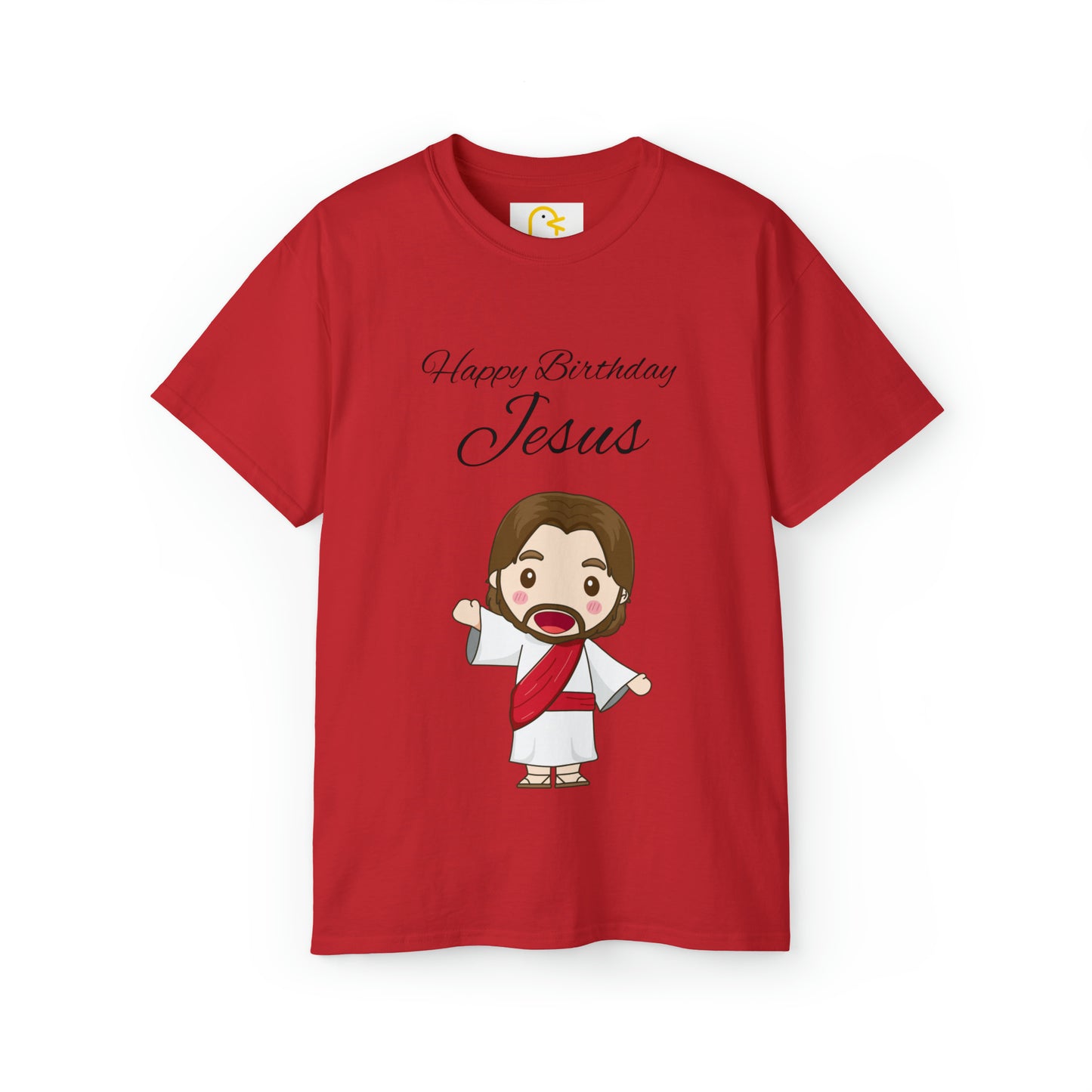 Festive Christmas T-shirt: Happy Birthday Jesus