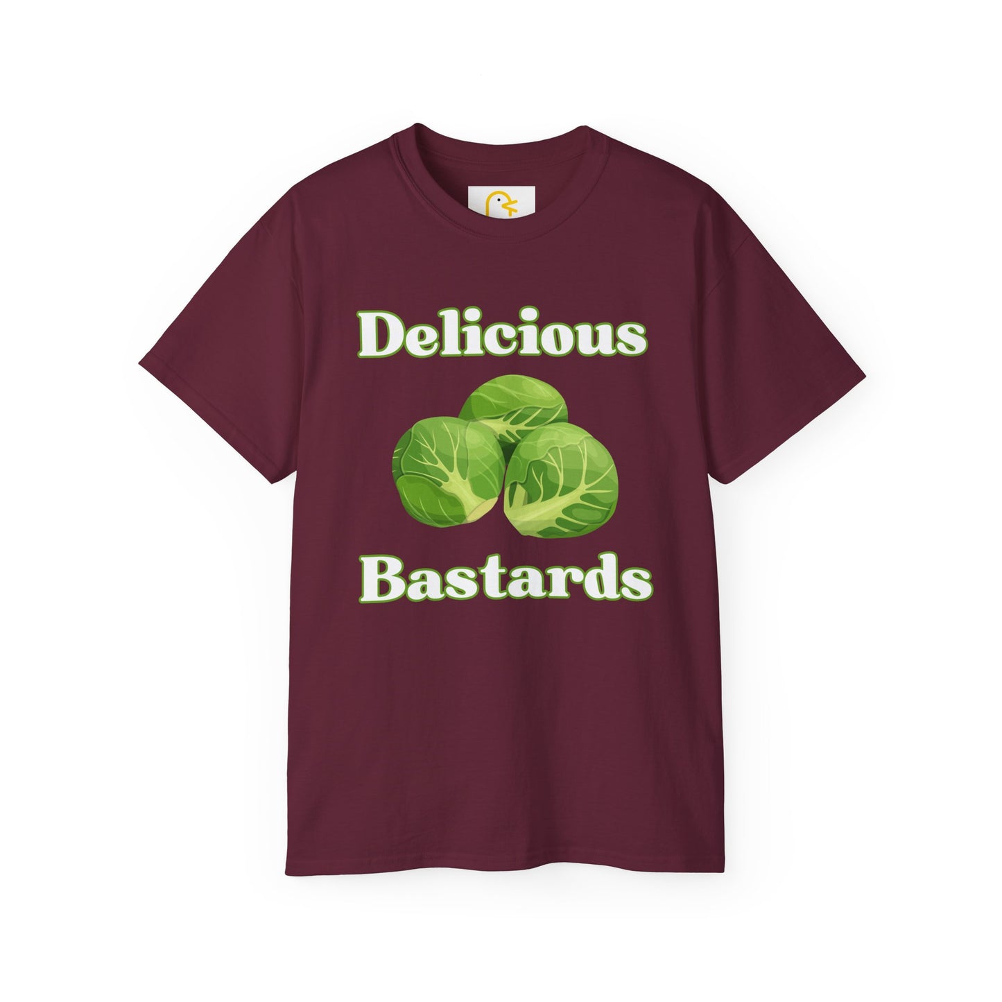 Brussels Sprouts Christmas T-shirt: Delicious Bastards