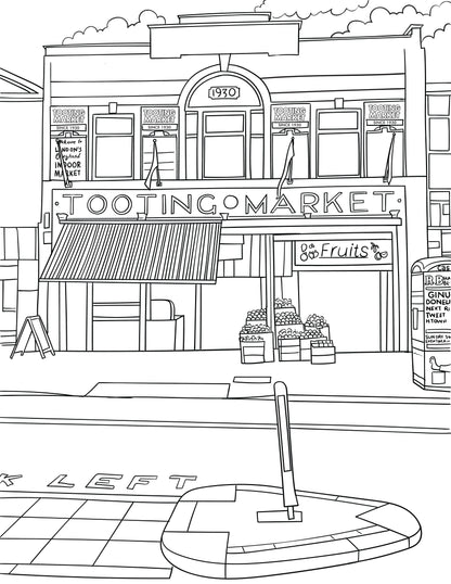 Tooting Colouring Book (A4)