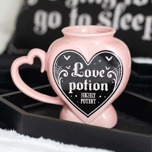 Gothic Gifts Love Potion Shaped Mug