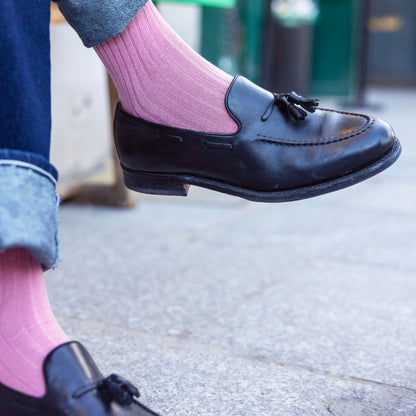 Light Pink Bamboo Socks