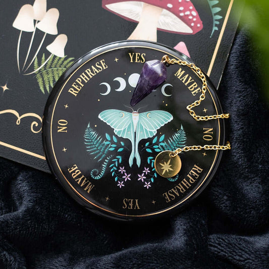 Gothic Gifts Luna Moth Pedulum Divination Kit