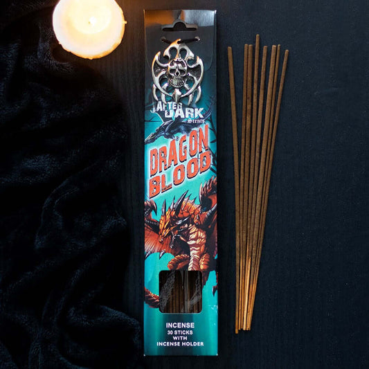 Gothic Gifts Dragon Blood Incense Sticks with Holder
