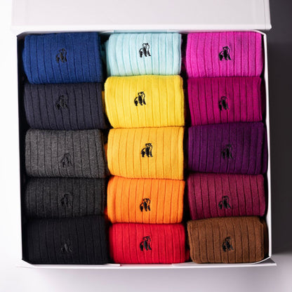 Ultimate Style Sock Box - 15 Pairs of Bamboo Socks