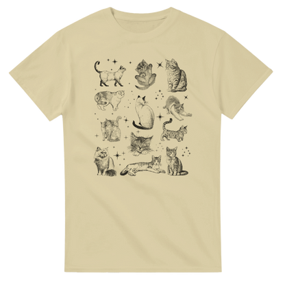 Magical Cats printed t-shirt