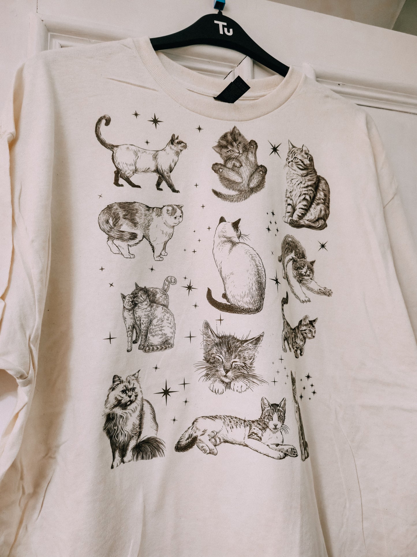 Magical Cats printed t-shirt