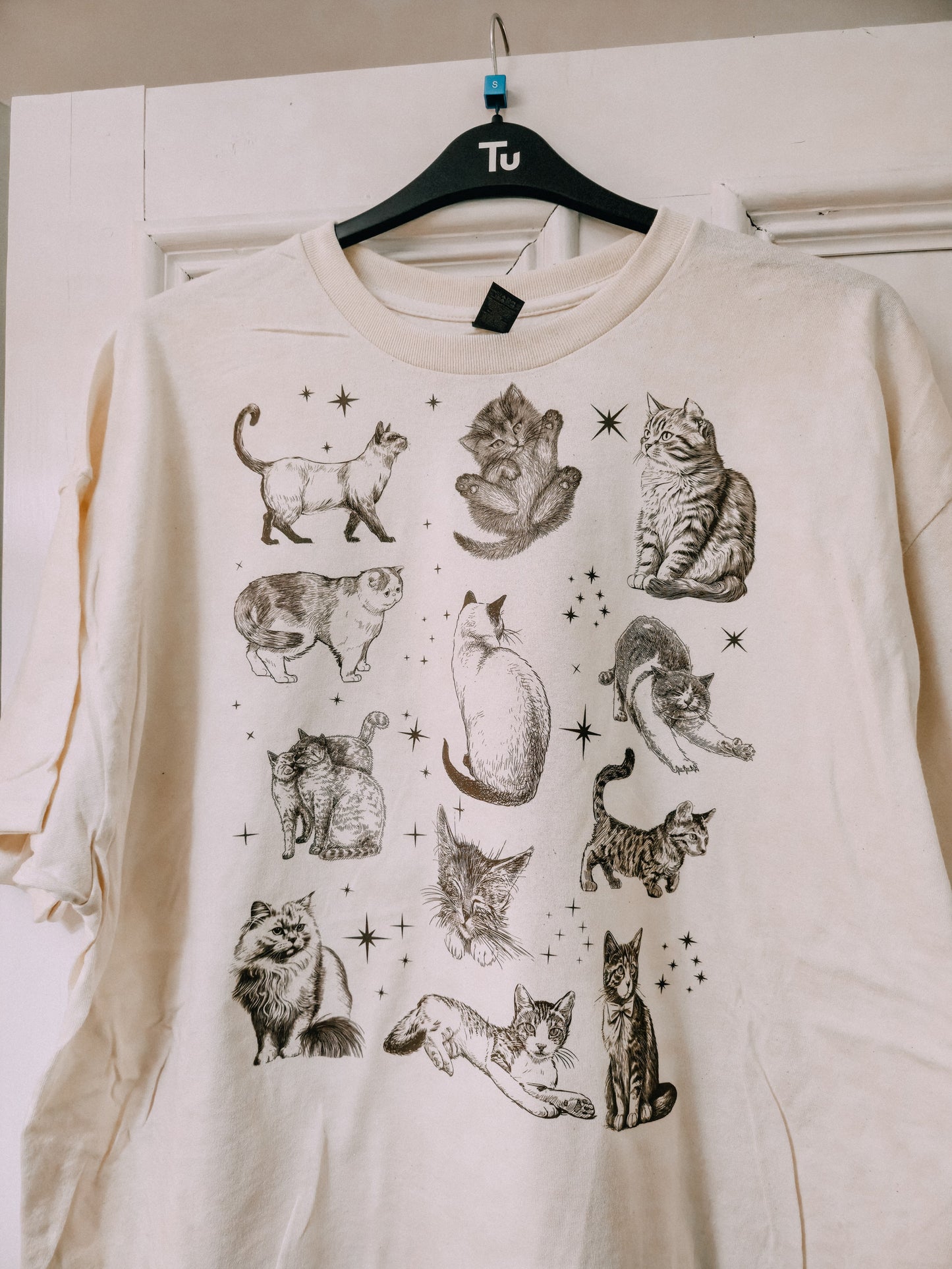 Magical Cats printed t-shirt