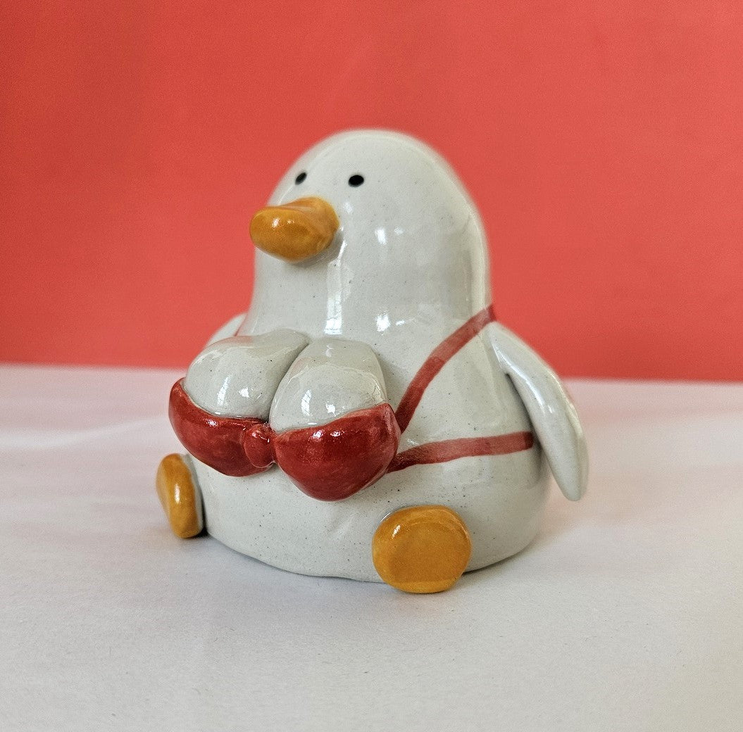 Claire with the Pair - Boobs Duck