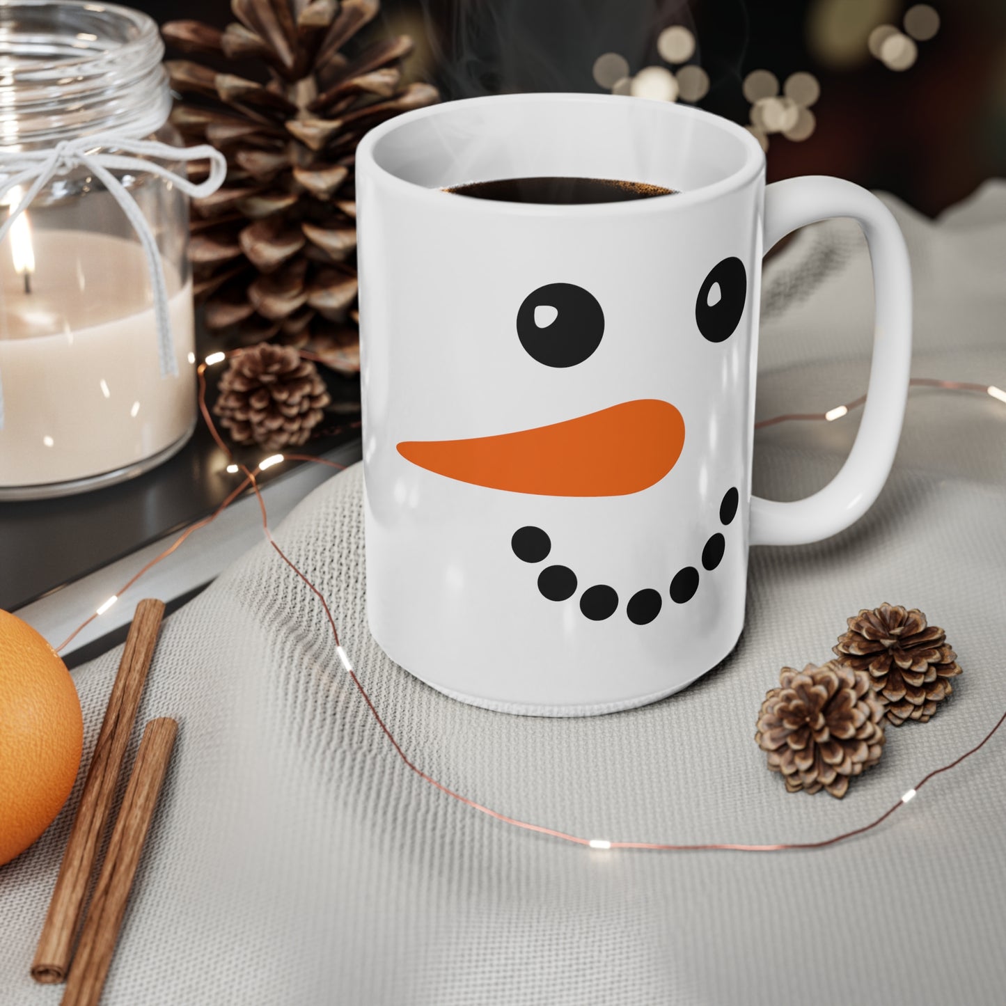 Festive Christmas Mug: Snowman