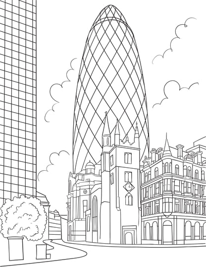 City of London Colouring Book (A4)