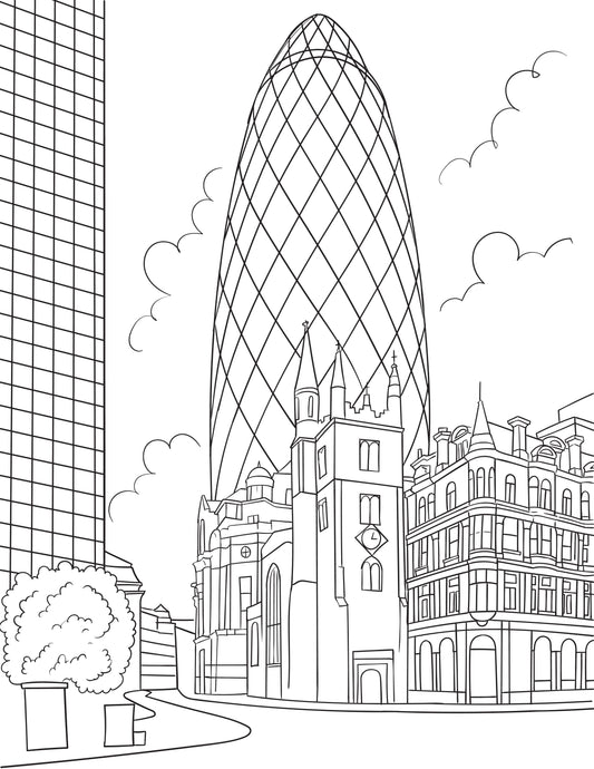 City of London Colouring Book (A4)