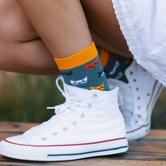 Cat Bamboo Socks