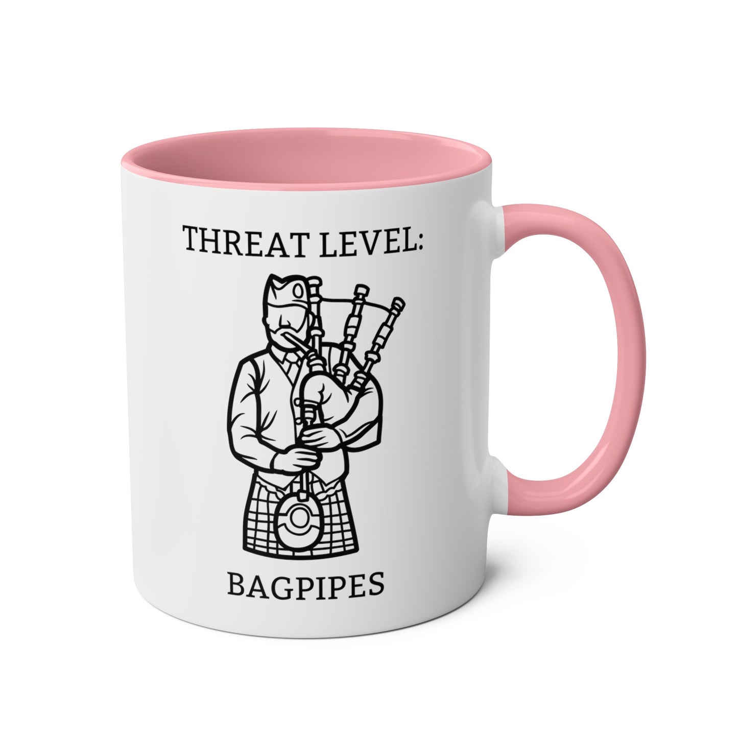 Threat Level: Bagpipes Mug