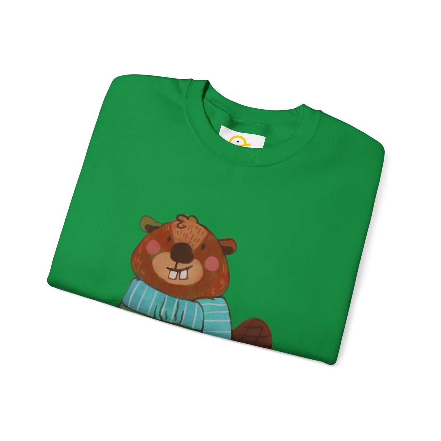 Christmas Critters Sweatshirt: Beaver