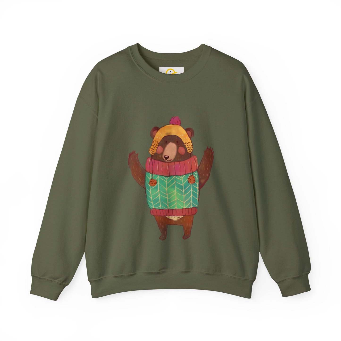 Christmas Critters Sweatshirt: Bear