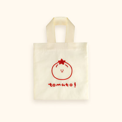 Daily White | Tomato Canvas Bag