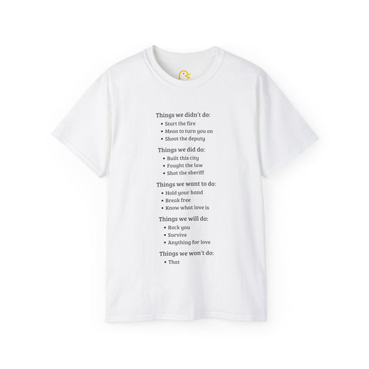 Lyrical Things T-shirt