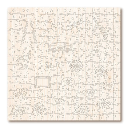 Water Lilies & Japanese Bridge