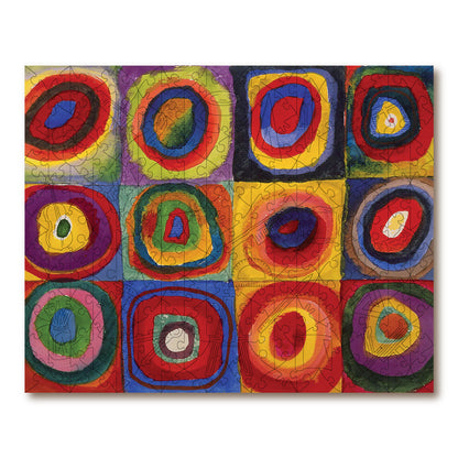 Squares With Concentric Circles (Colour Study)