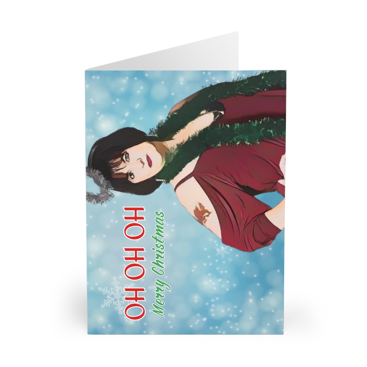 Christmas Cards (5 Pack): Nessa - Oh Oh Oh Merry Christmas