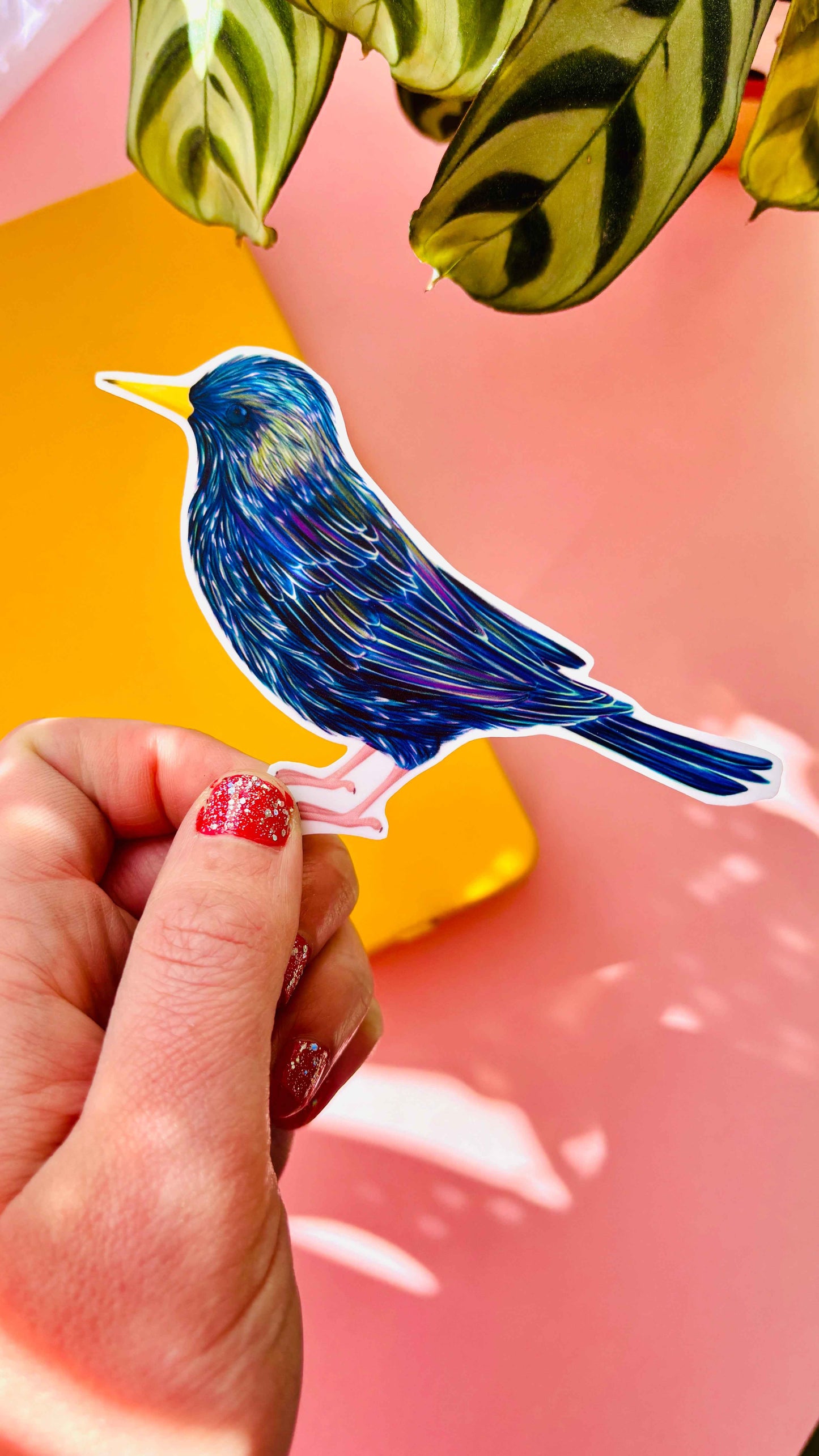Garden Birds 10cm Vinyl Stickers: Nature Inspired Waterproof Decals