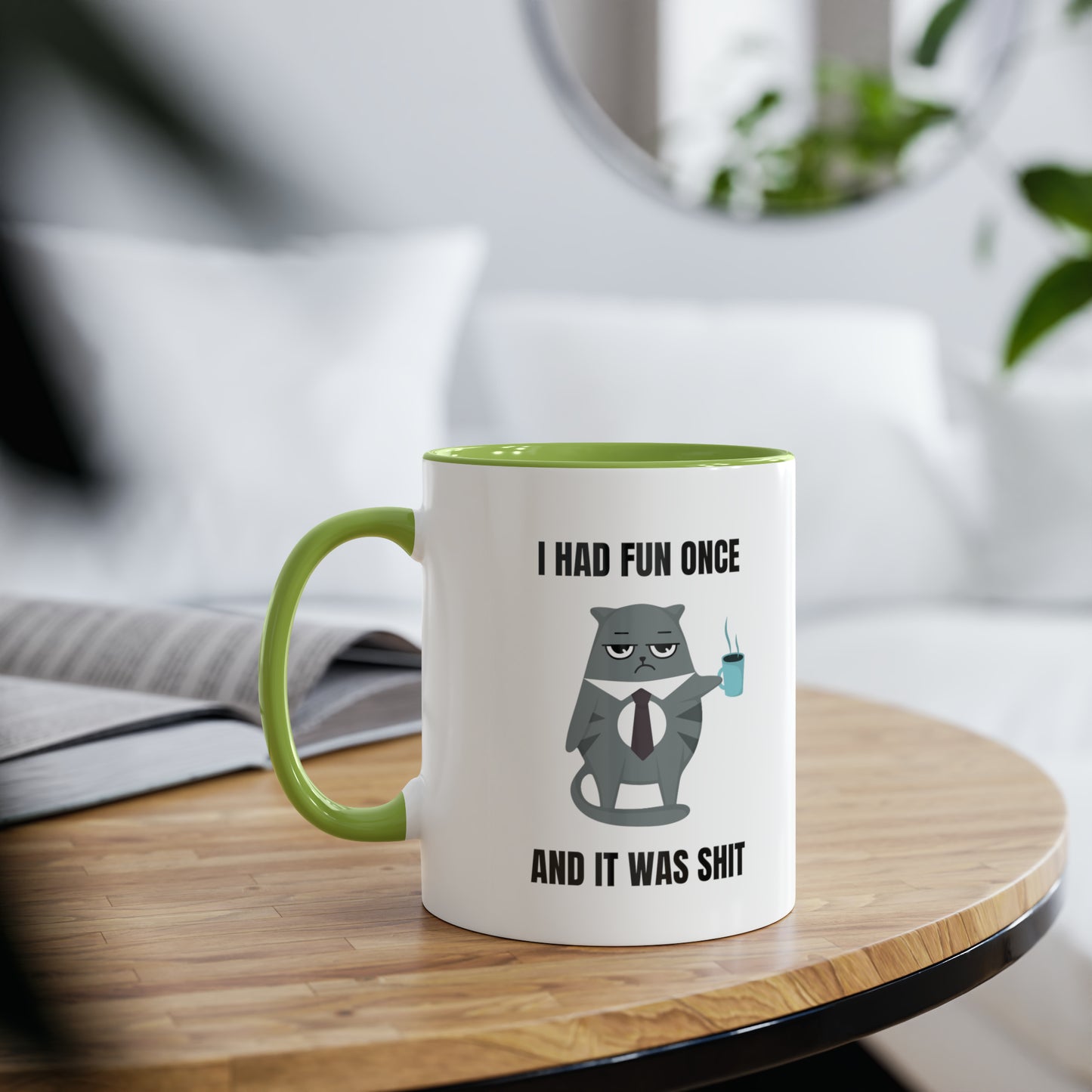 Grumpy Cat Mug: I Had Fun Once