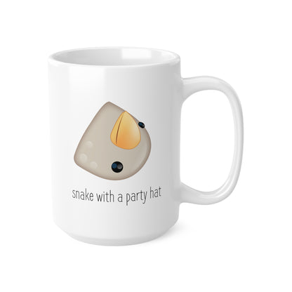 Bird/Snake with a party hat Mug