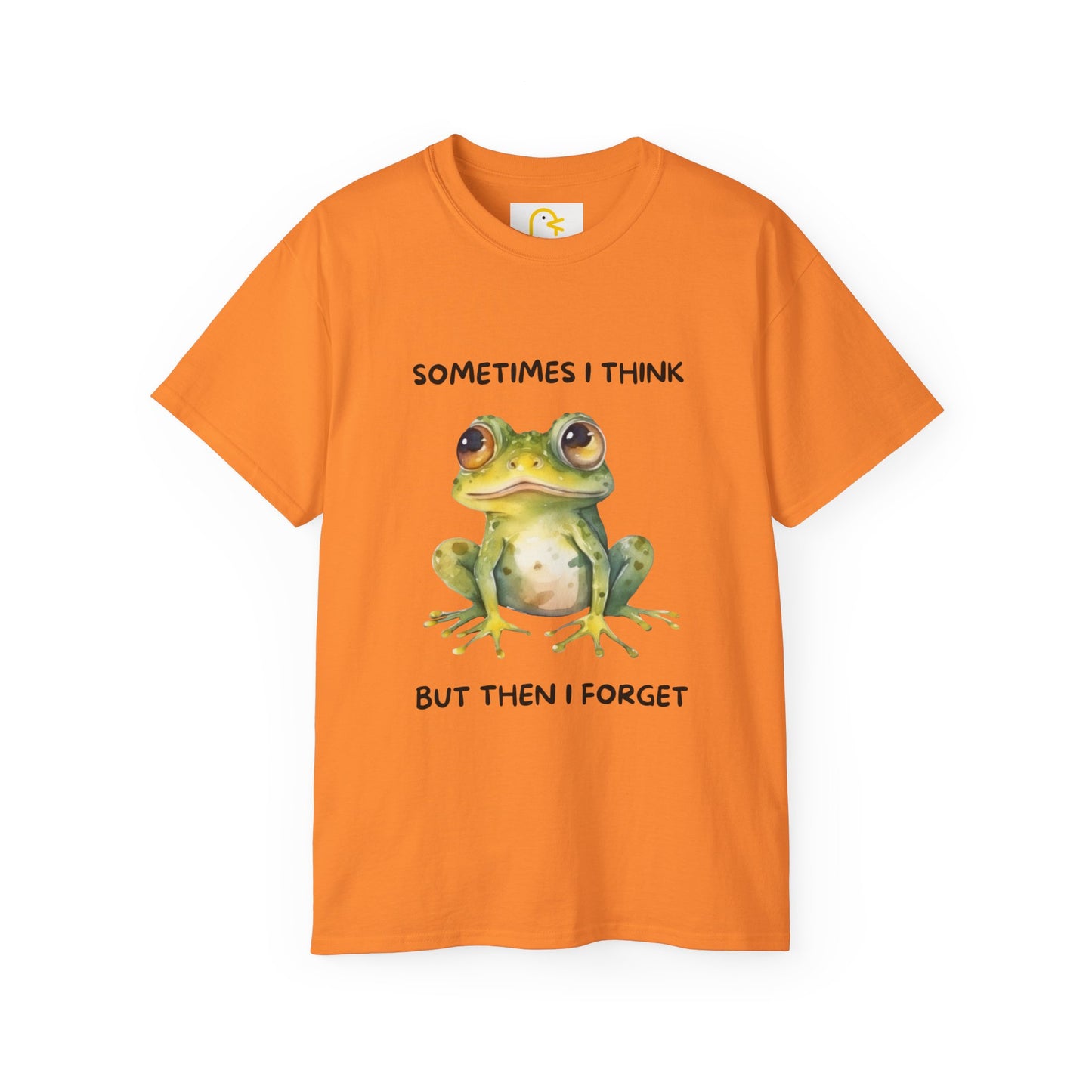 Frog T-shirt: Sometimes I think but then I forget