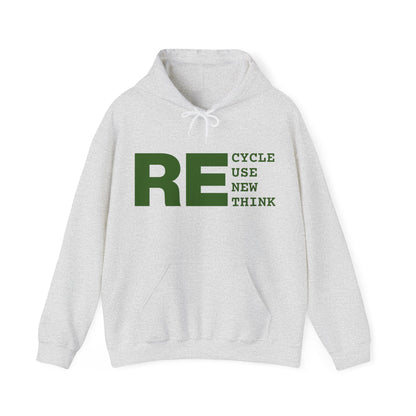 Recycle Reuse Renew Rethink Hoodie