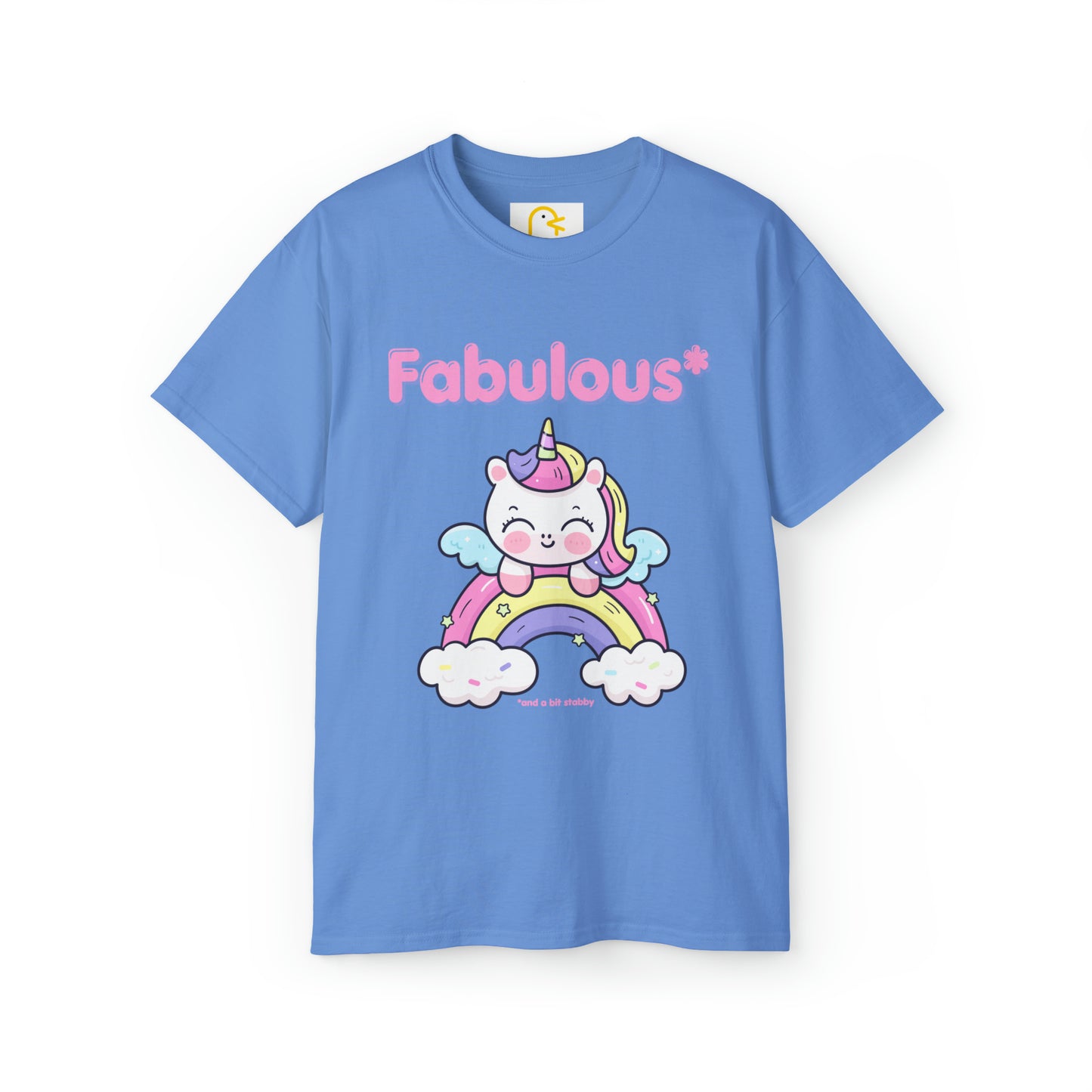 Unicorn T-shirt: Fabulous and a bit stabby