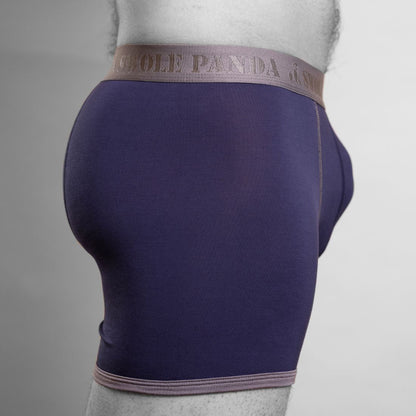 Bamboo Boxers - Navy / Grey Band