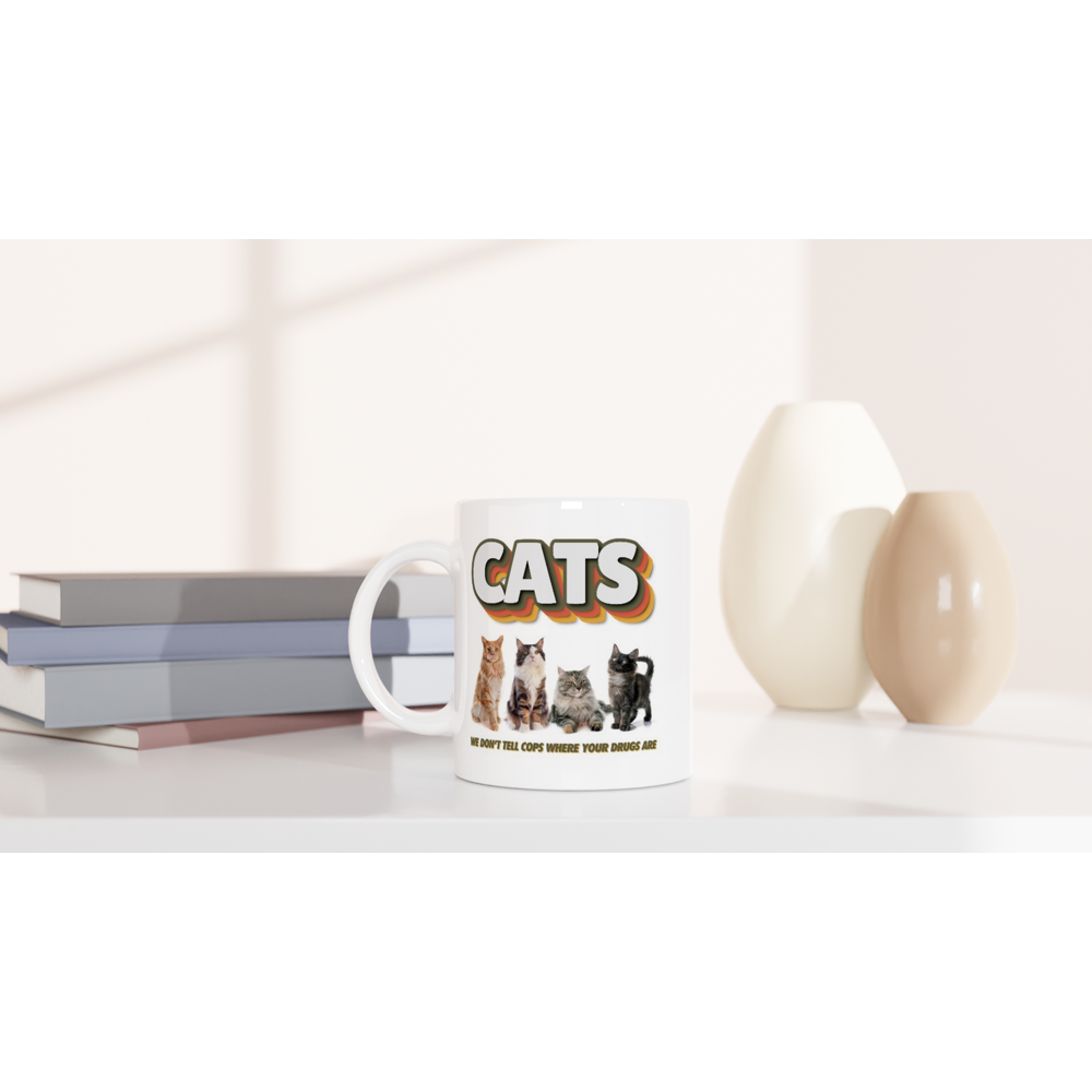 Cats Don't Snitch Mug