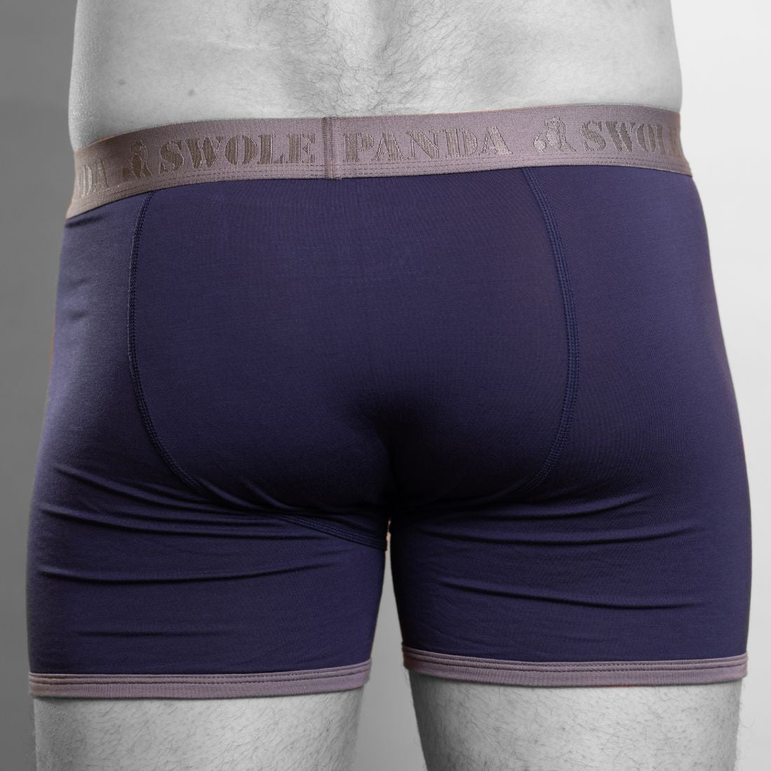Bamboo Boxers - Navy / Grey Band