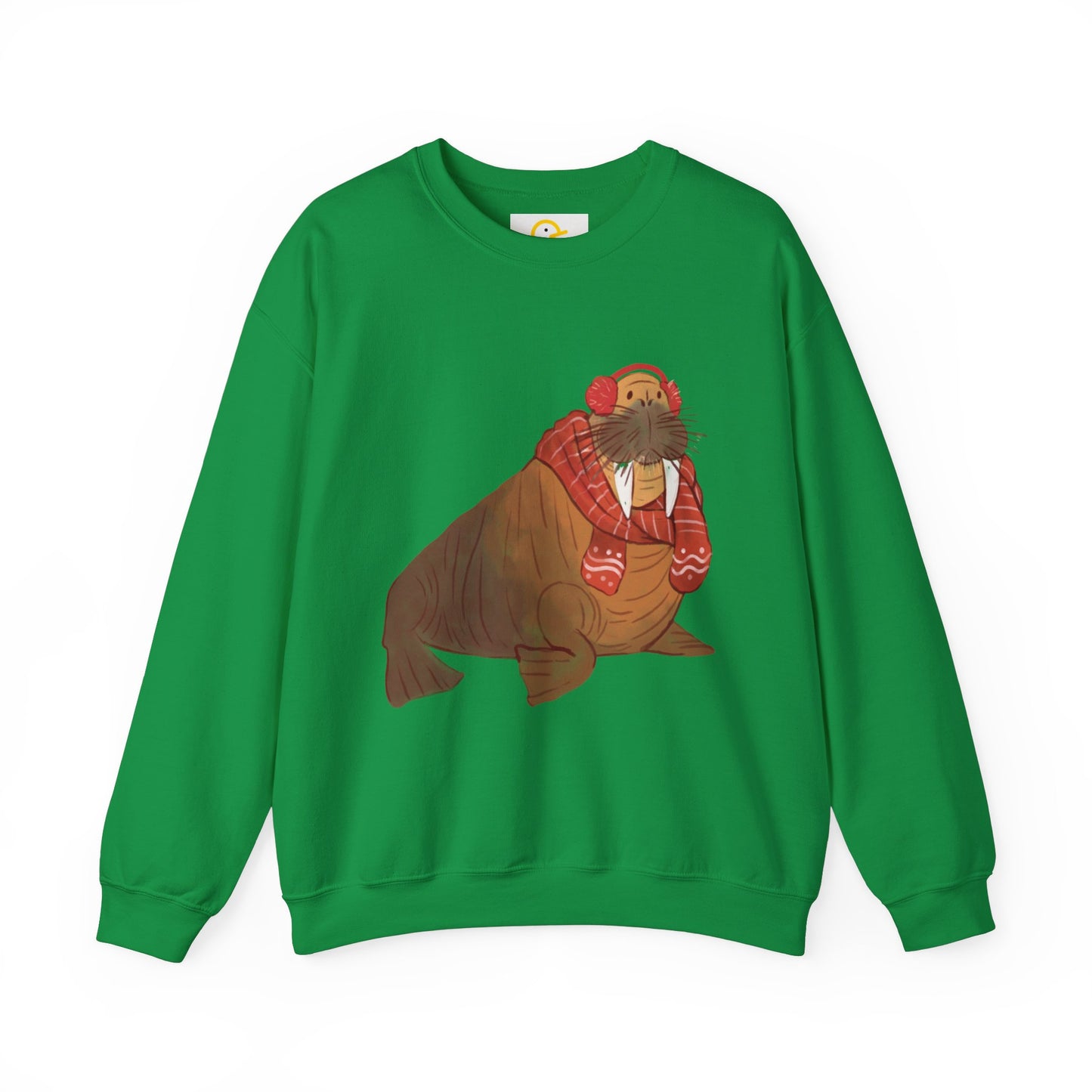 Christmas Critters Sweatshirt: Walrus