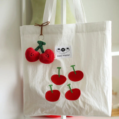Daily White | Cherry Bag Charm