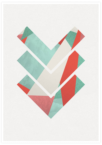 3 Arrows Minimal Geometric Print