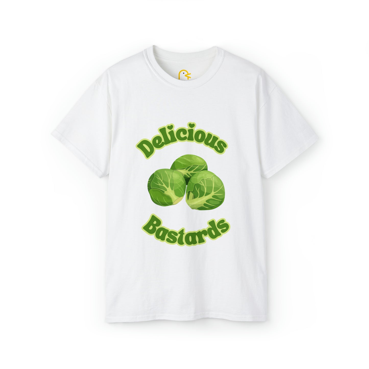 Festive Christmas T-shirt: Sprouts - Delicious Bastards