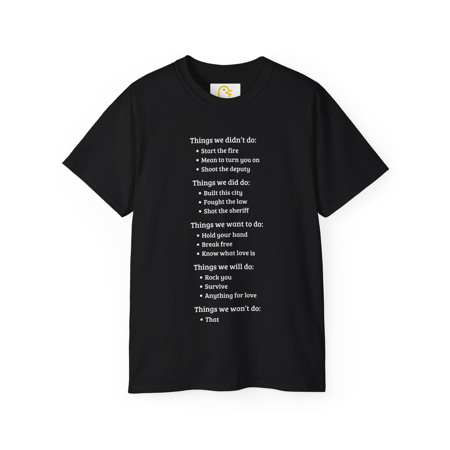 Lyrical Things T-shirt