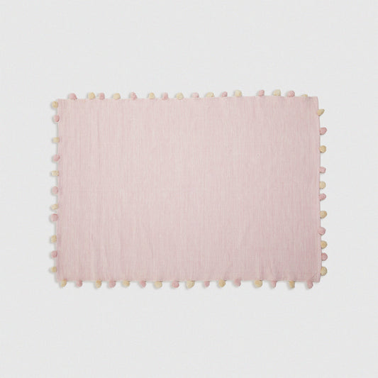 Kids Rectangular Pink Rug