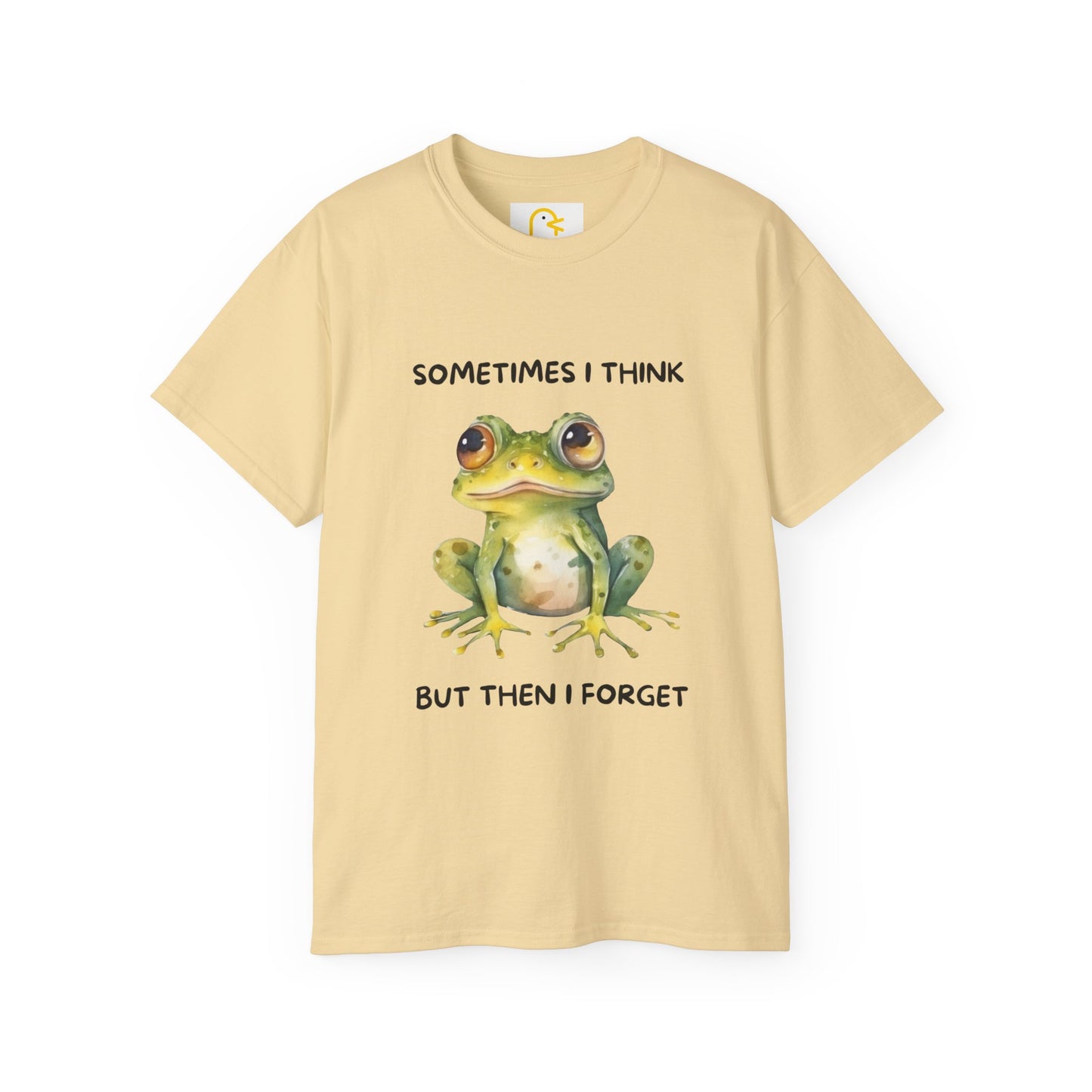 Frog T-shirt: Sometimes I think but then I forget