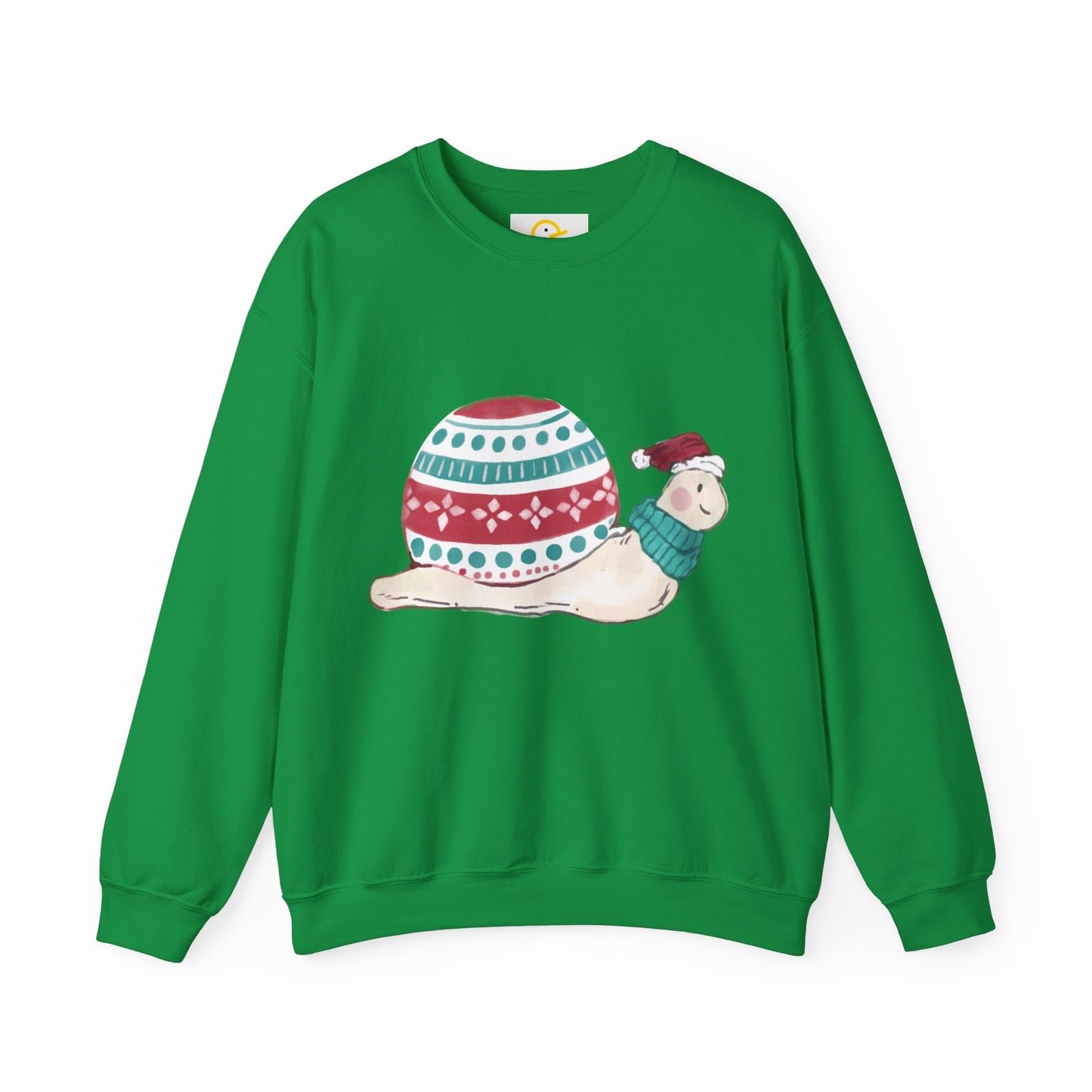 Christmas Critters Sweatshirt: Snail